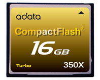 A-DATA CF atmiņas kartes 350x A-DATA CF atmiņas kartes 350x