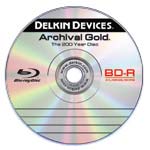 Delkin Archival Gold Blu-ray diski Delkin Archival Gold Blu-ray diski