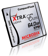 Microdia 64Gb CompactFlash atmiņas karte Microdia 64Gb CompactFlash atmiņas karte