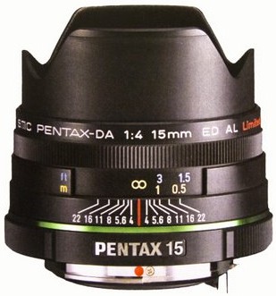Pentax DA 15mm F4 ED AL Limited objektīvs Pentax DA 15mm F4 ED AL Limited objektīvs