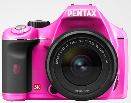 Pentax K-x rozā fotoaparāts Pentax K-x rozā fotoaparāts