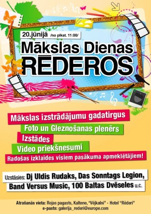 mākslas dienas Rēderos mākslas dienas Rēderos