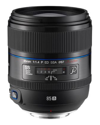 Samsung NX 85mm f/1.4 P ED SSA objektīvs Samsung NX 85mm f/1.4 P ED SSA objektīvs